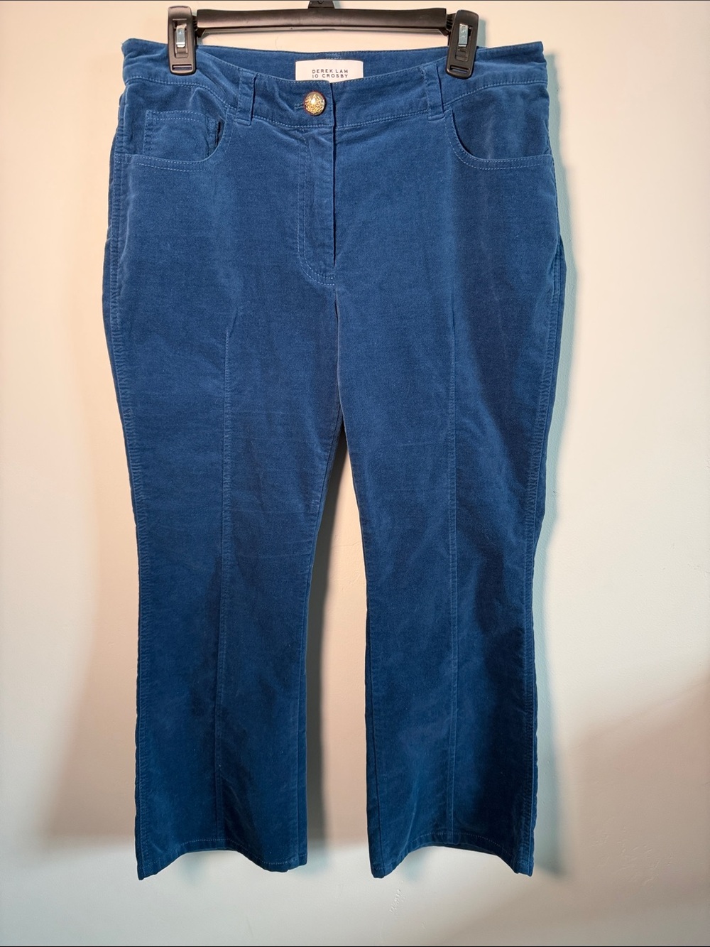 10 Crosby Derek Lam Soft velvet light flare Jeans - Blue
